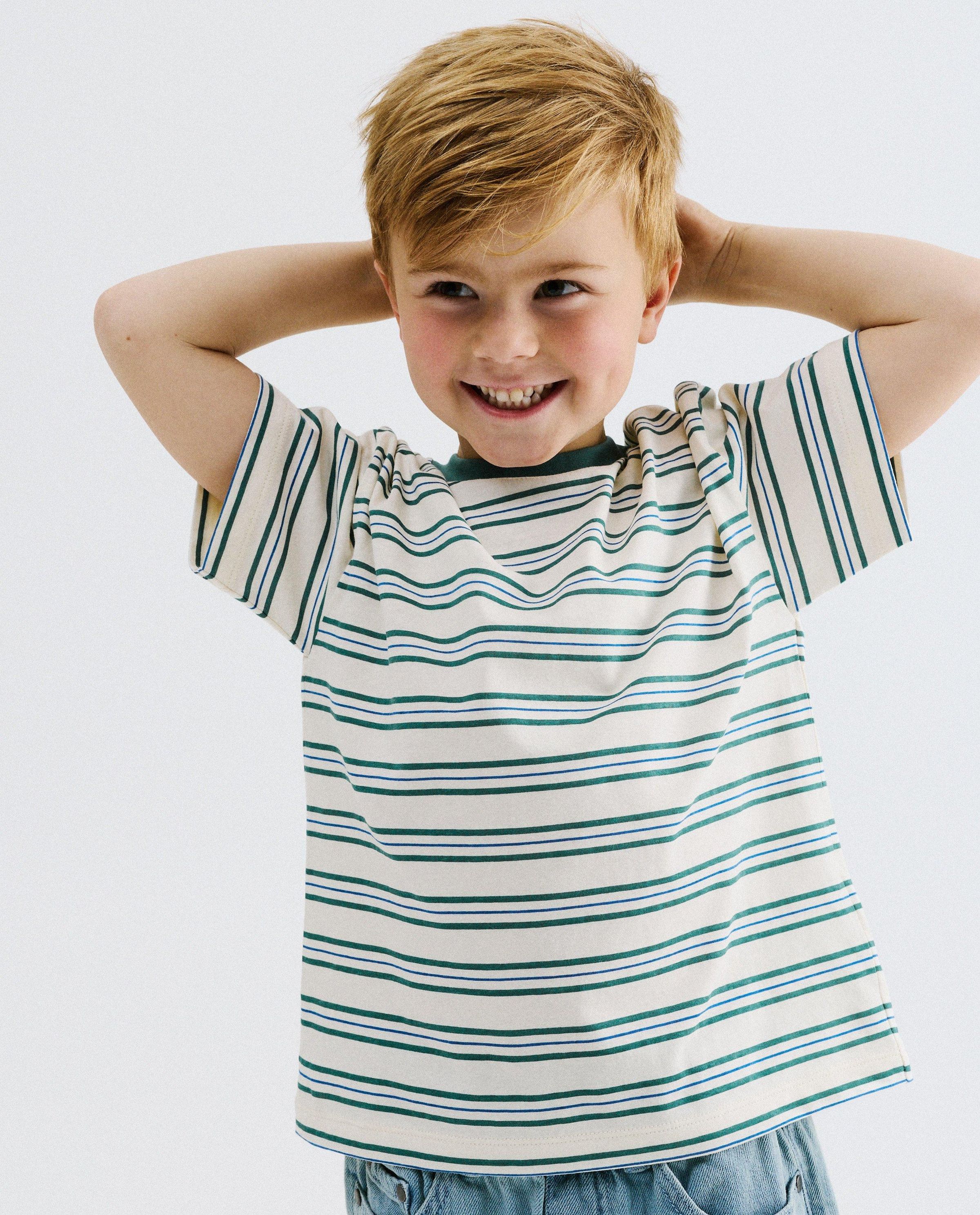 T-shirt &agrave; fines rayures, loose fit - Besties