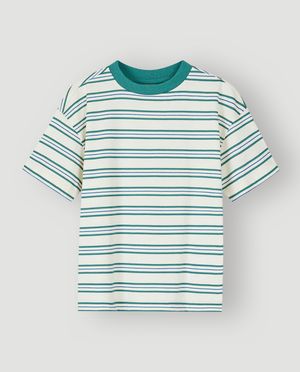 T-shirts - T-shirt &agrave; fines rayures, loose fit