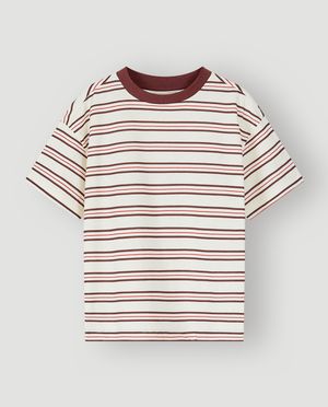 T-shirts - T-shirt &agrave; fines rayures, loose fit