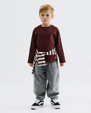 T-shirts - Donkerblauwe longsleeve