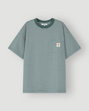 T-shirts - T-shirt met fijne strepen