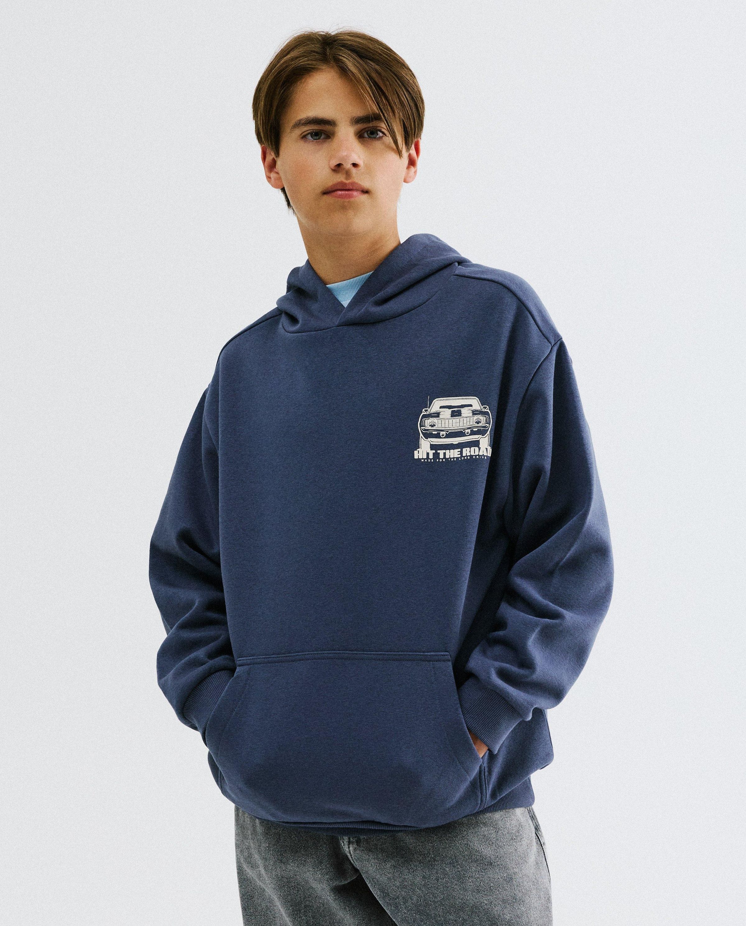 Hoodie avec imprim&eacute; voiture - Besties