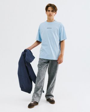 T-shirts - T-shirt avec imprim&eacute; au dos, loose fit