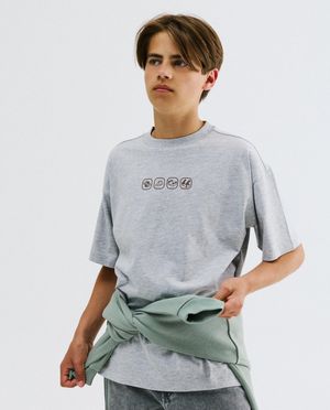 T-shirt avec imprim&eacute; au dos, loose fit