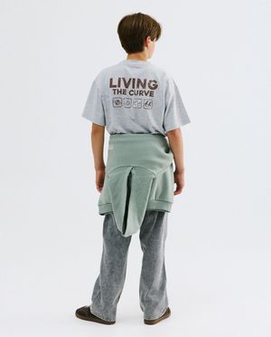 T-shirts - T-shirt avec imprim&eacute; au dos, loose fit