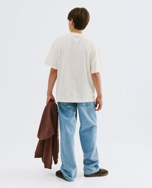 T-shirts - T-shirt avec imprim&eacute; au dos, loose fit