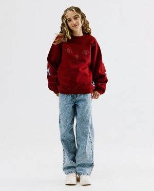 Sweaters - Sweater met print kat, 116-164