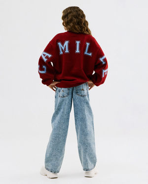 Sweaters - Sweater met print kat, 116-164