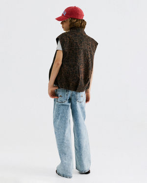 Jeans - Jeans met geborduurde details, straight fit, 116-164