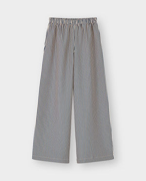 Broeken - Broek met fijne strepen, extra wide fit