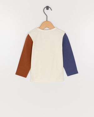 T-shirts - Longsleeve met color block