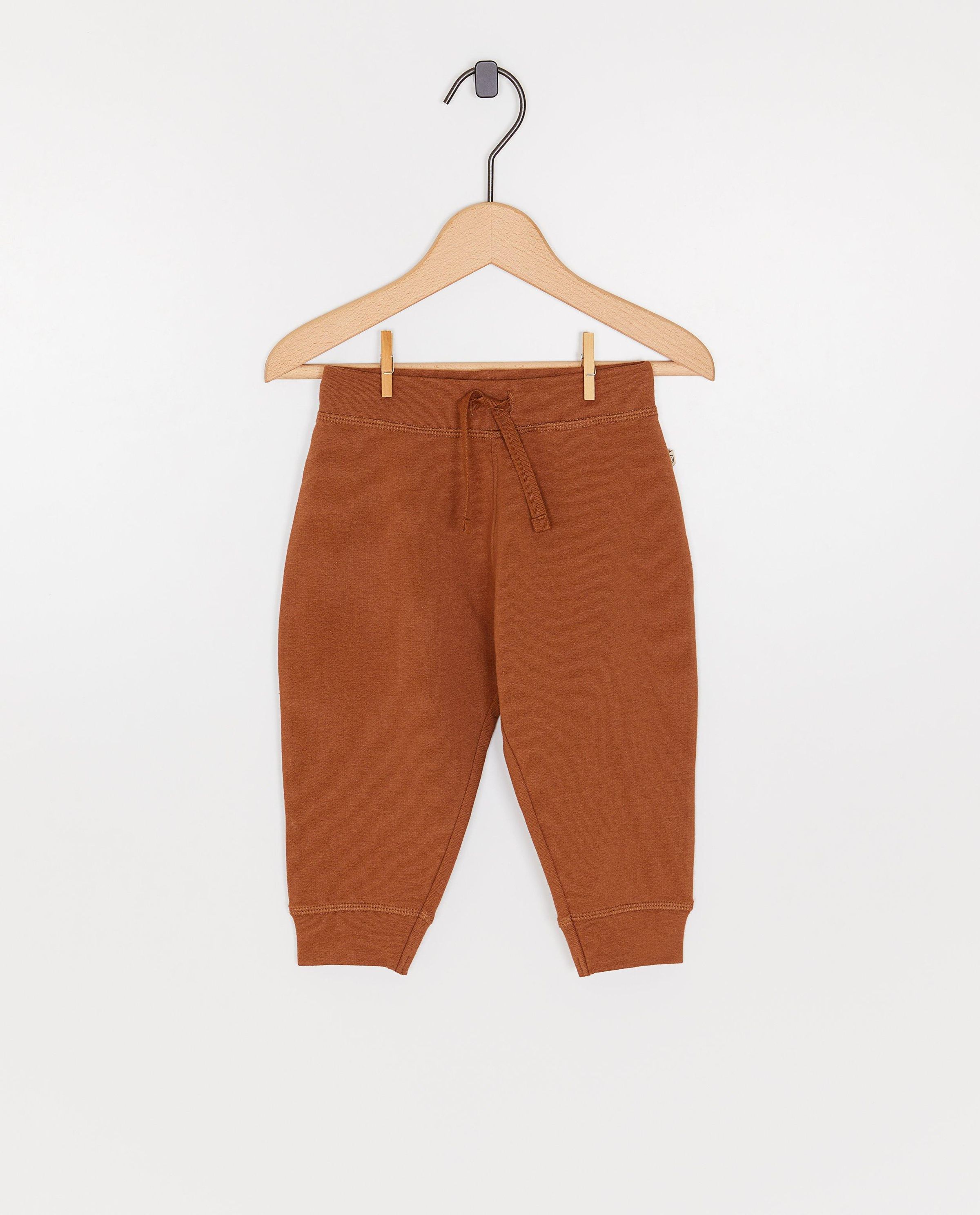 Bruine joggingbroek - Cuddles and Smiles