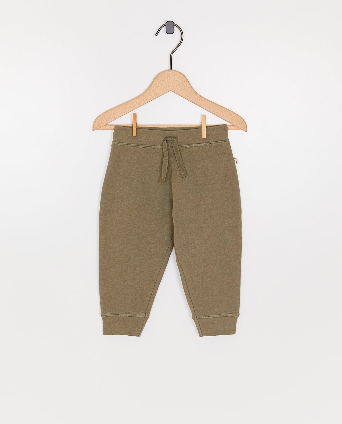 Donkergroene joggingbroek