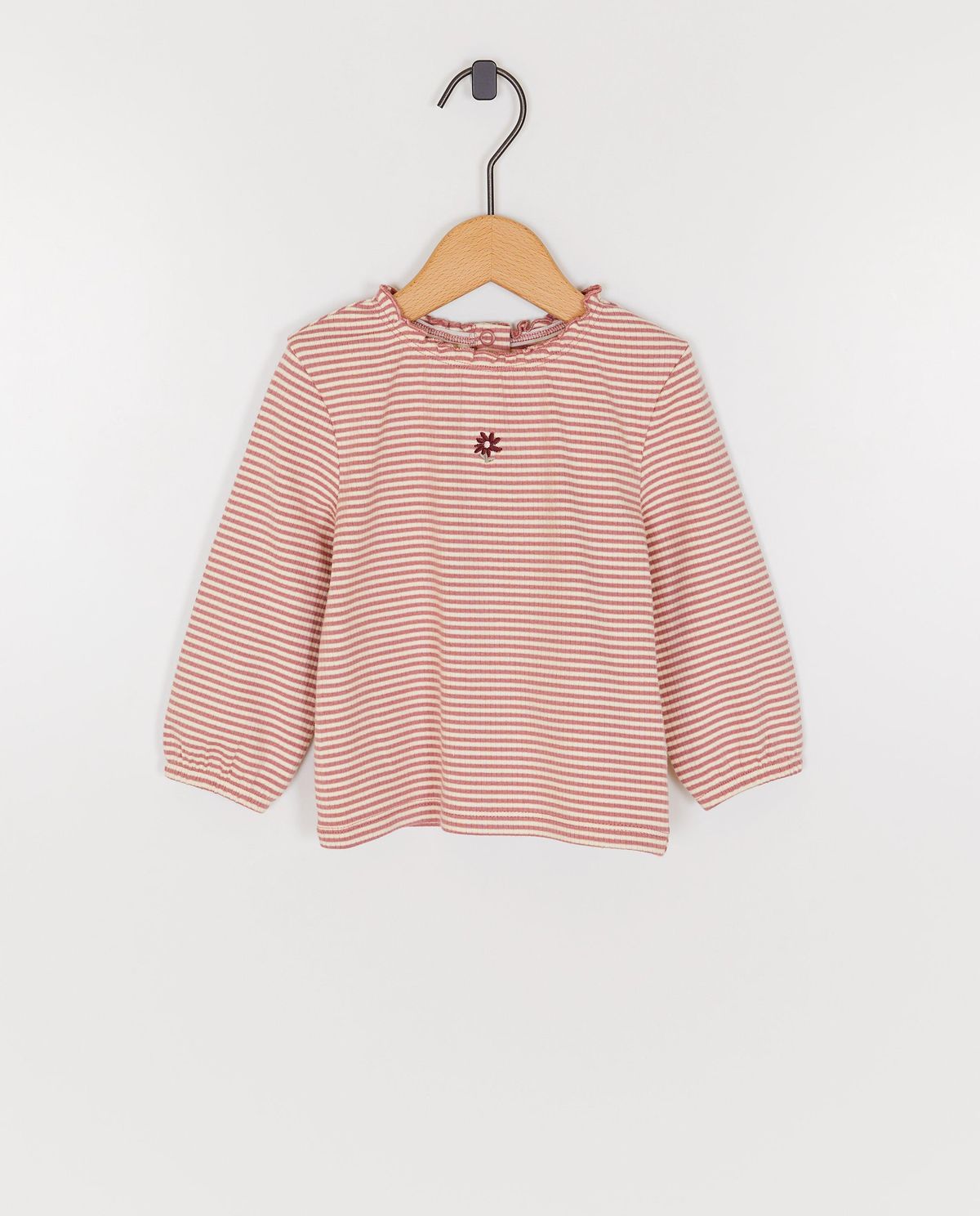 Longsleeve met fijne strepen