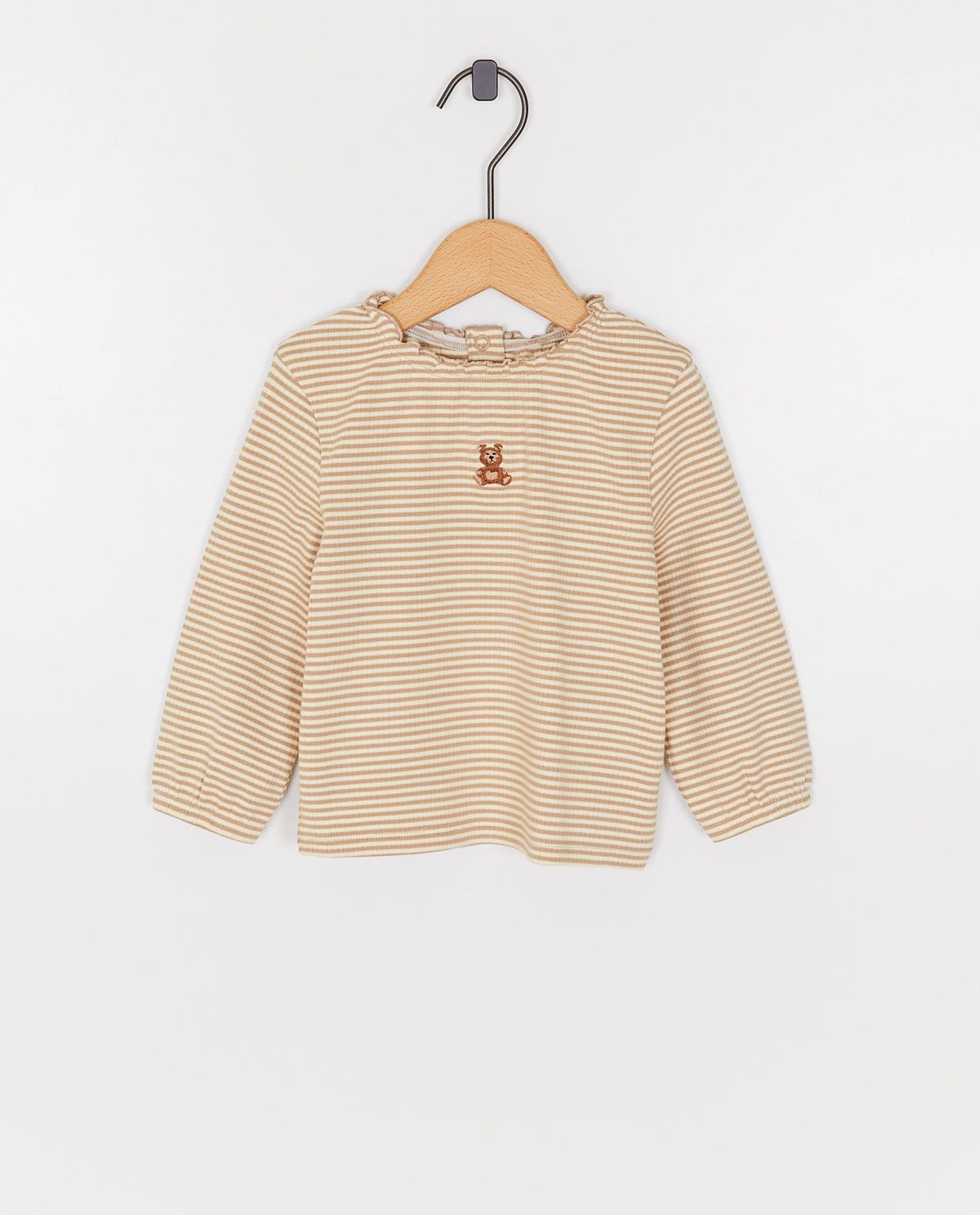 Longsleeve met fijne strepen