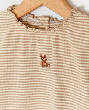 T-shirts - Longsleeve met fijne strepen