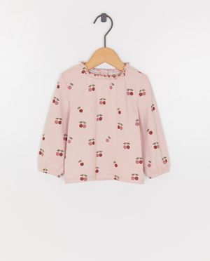 Longsleeve met kersenprint - Cuddles and Smiles