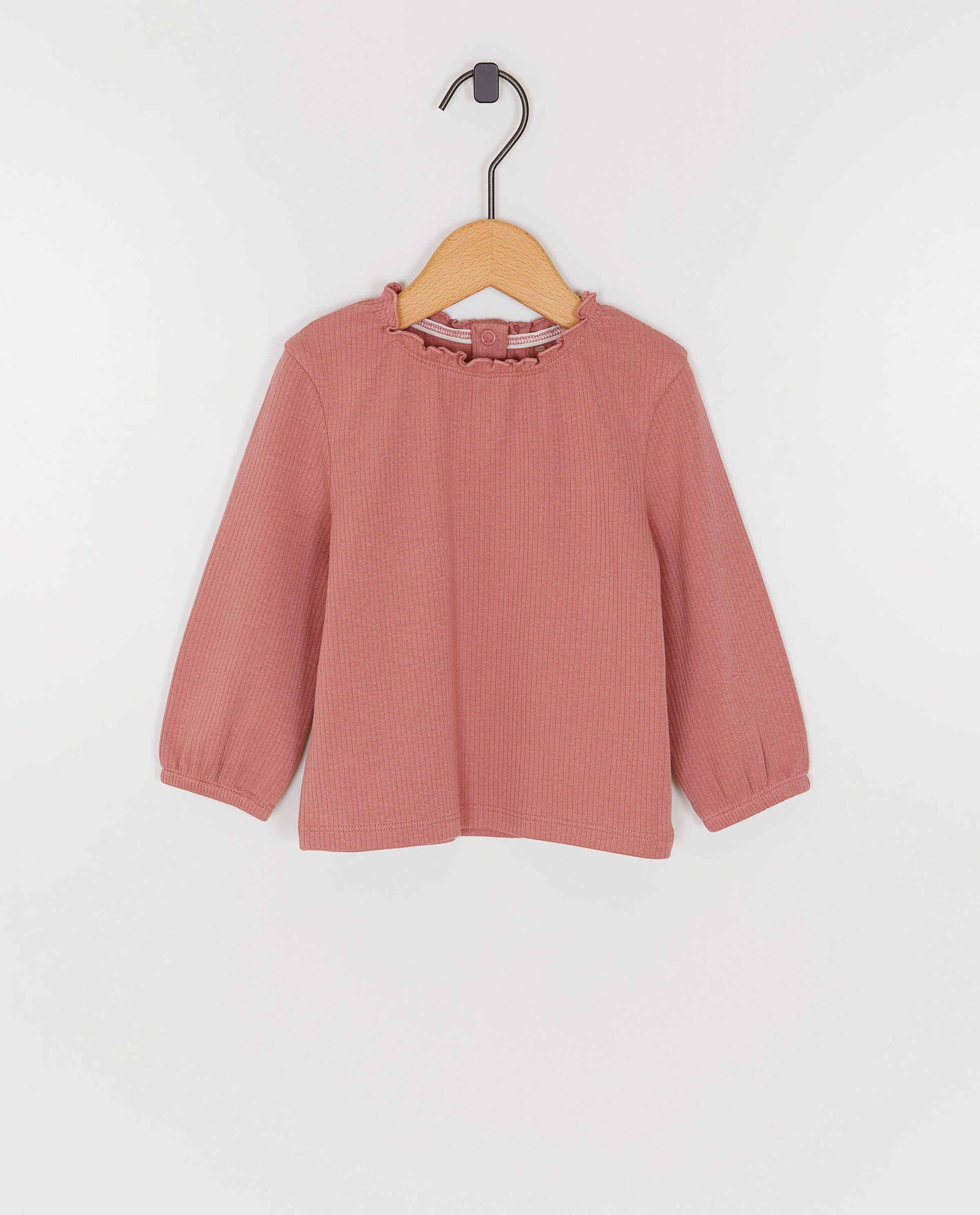 Longsleeve met fijn ribpatroon - Cuddles and Smiles