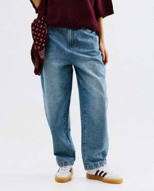 Jeans - Blauwe jeans, balloon fit