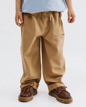Broeken - Bruine broek, skater fit