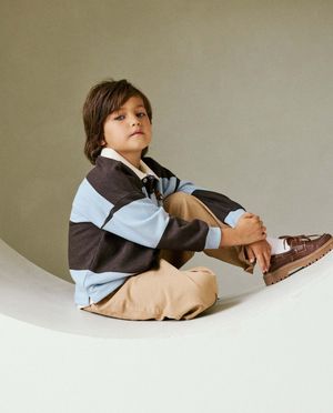 Broeken - Bruine broek, skater fit