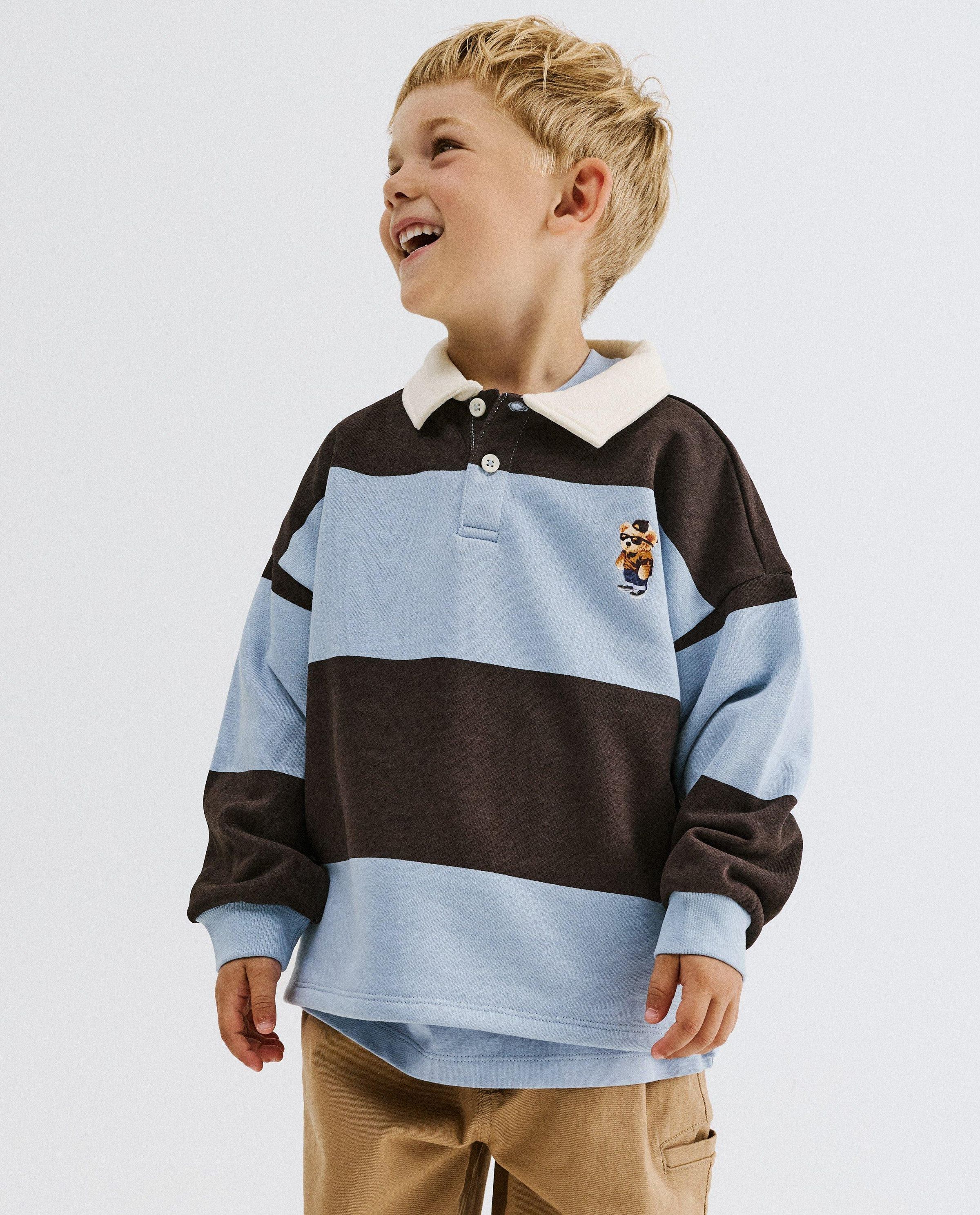 Sweater met print teddybeer - Kidz Nation