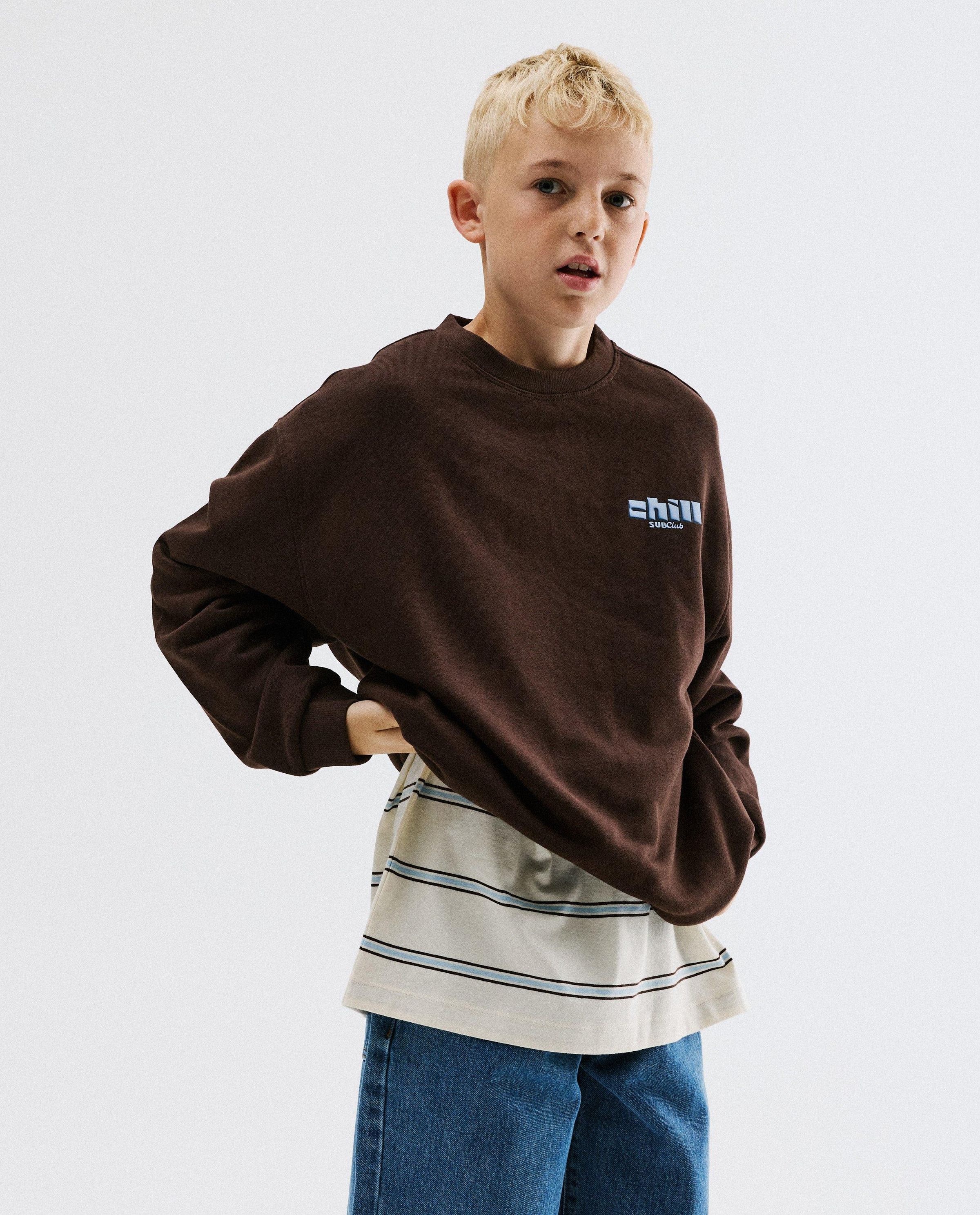 Sweat avec backprint, loose fit - Fish & Chips