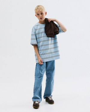 T-shirts - T-shirt &agrave; fines rayures, loose fit