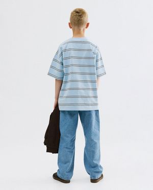 T-shirts - T-shirt &agrave; fines rayures, loose fit