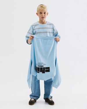 T-shirts - T-shirt &agrave; fines rayures, loose fit