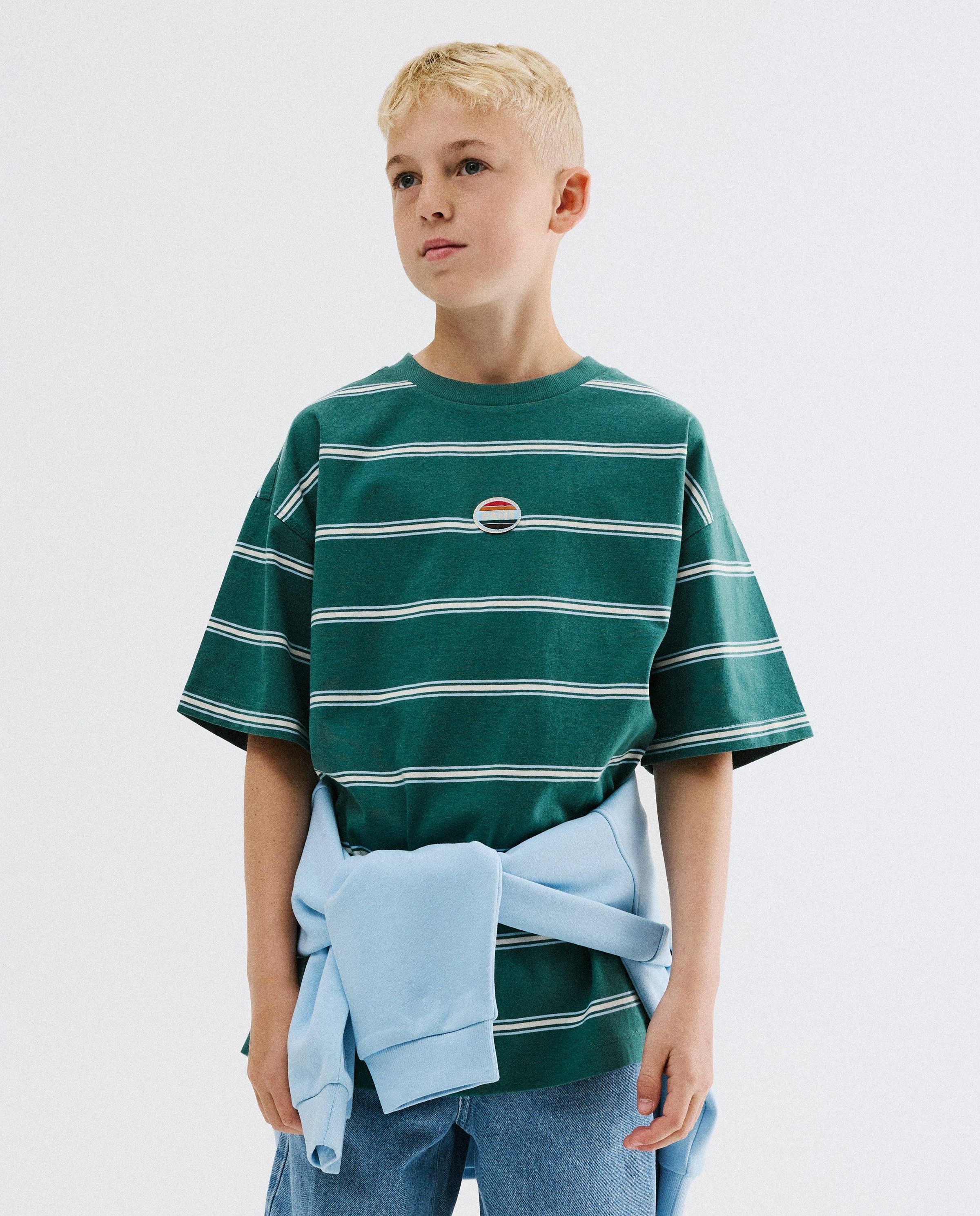 T-shirt &agrave; fines rayures, loose fit - Fish & Chips