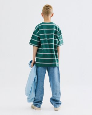 T-shirts - T-shirt &agrave; fines rayures, loose fit