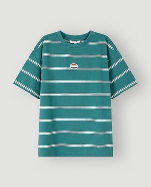 T-shirts - T-shirt &agrave; fines rayures, loose fit