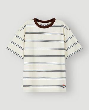 T-shirts - T-shirt &agrave; fines rayures, loose fit