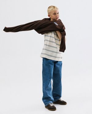 T-shirts - T-shirt &agrave; fines rayures, loose fit