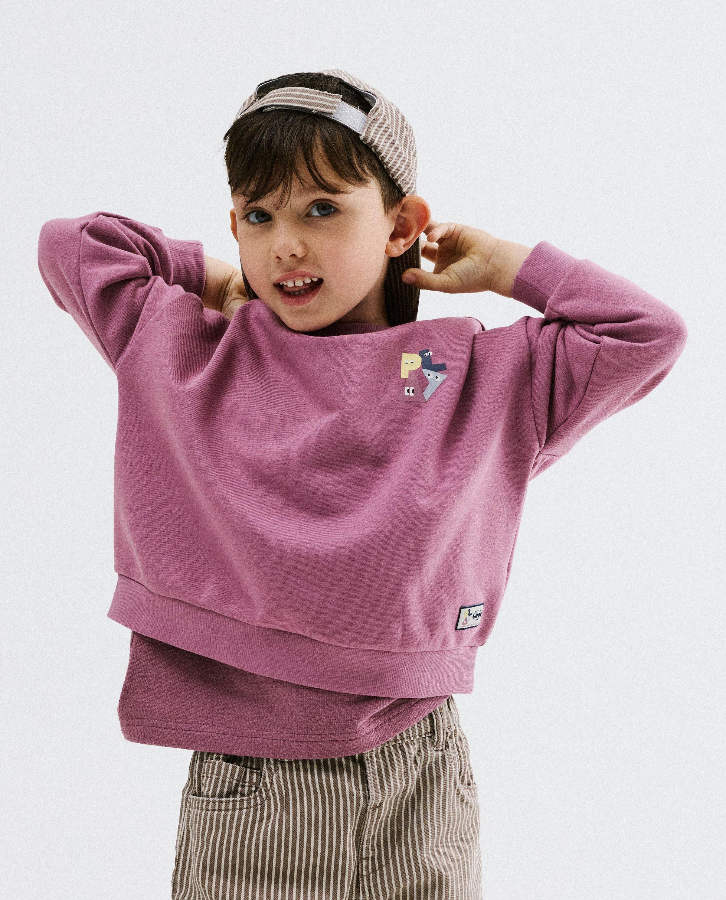 Sweater met opschrift - Kidz Nation