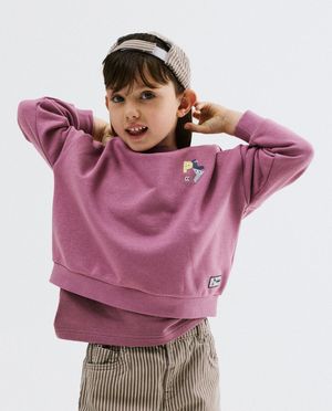 Sweater met opschrift