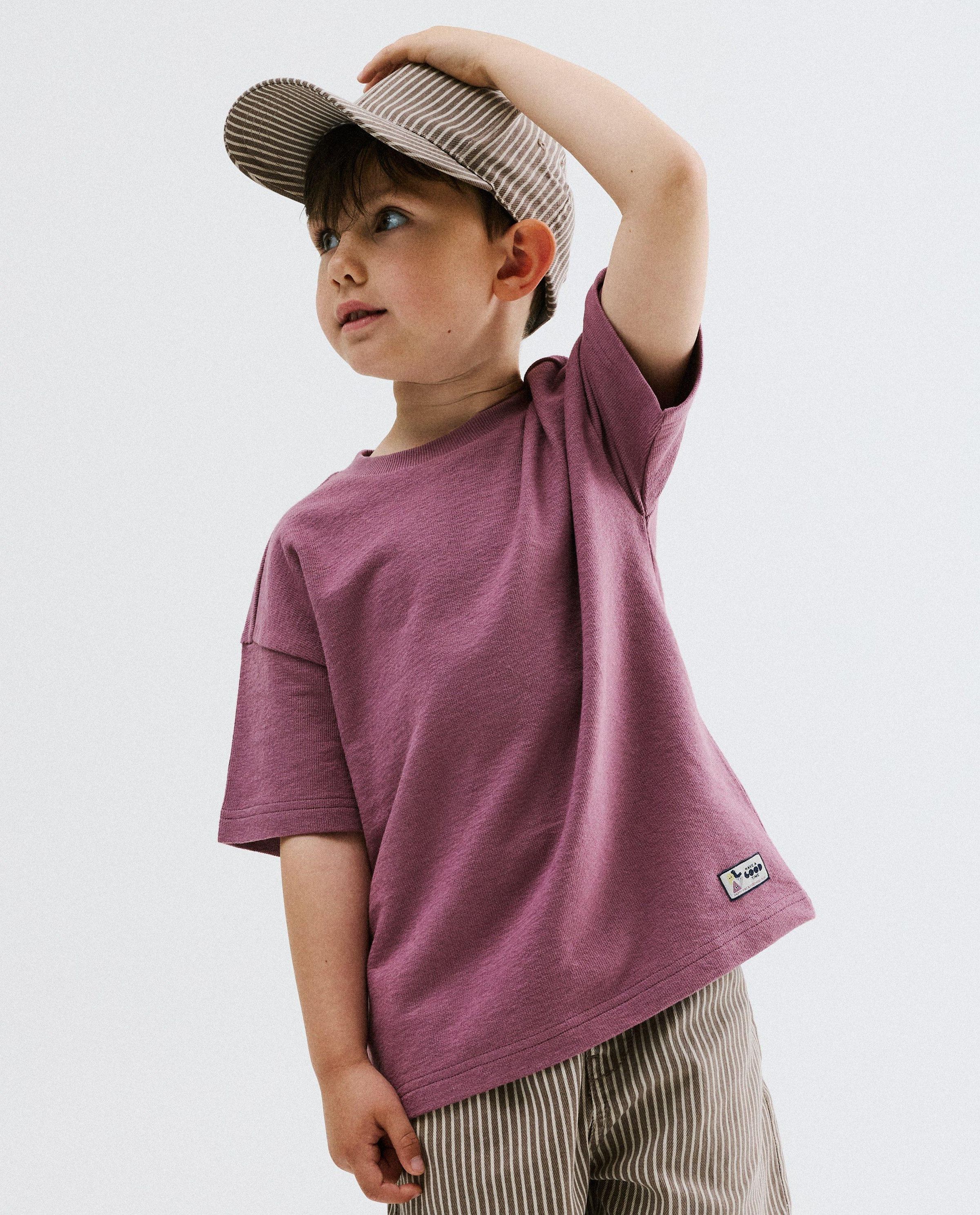 Paars T-shirt - Kidz Nation