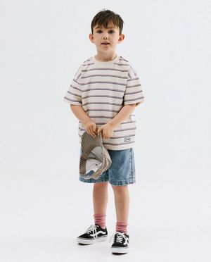 T-shirts - T-shirt met fijne strepen