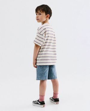 T-shirts - T-shirt met fijne strepen