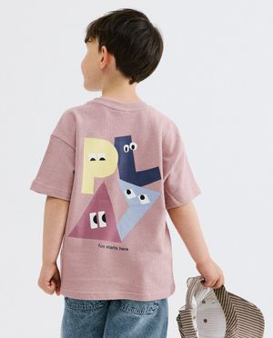 T-shirt met backprint