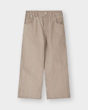 Broeken - Broek met fijne strepen, baggy fit