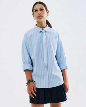 Chemise avec cravate amovible