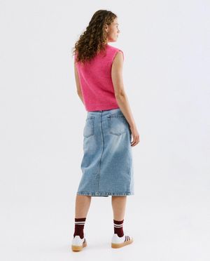 Rokken - Lichtblauwe jeansrok