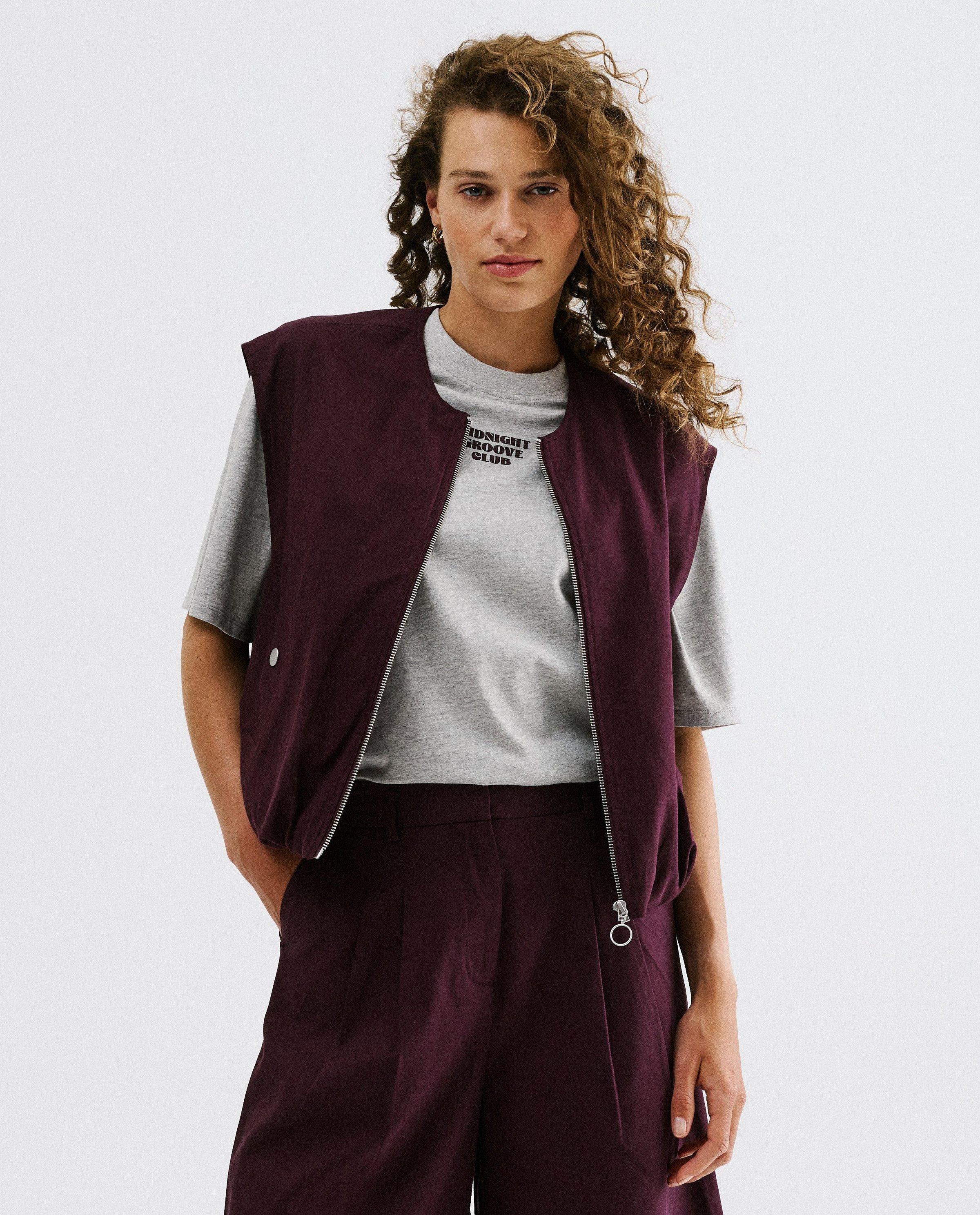 Bomber violet fonc&eacute; - Sora