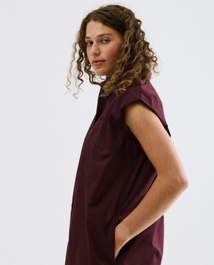 Robes - Robe violet fonc&eacute;