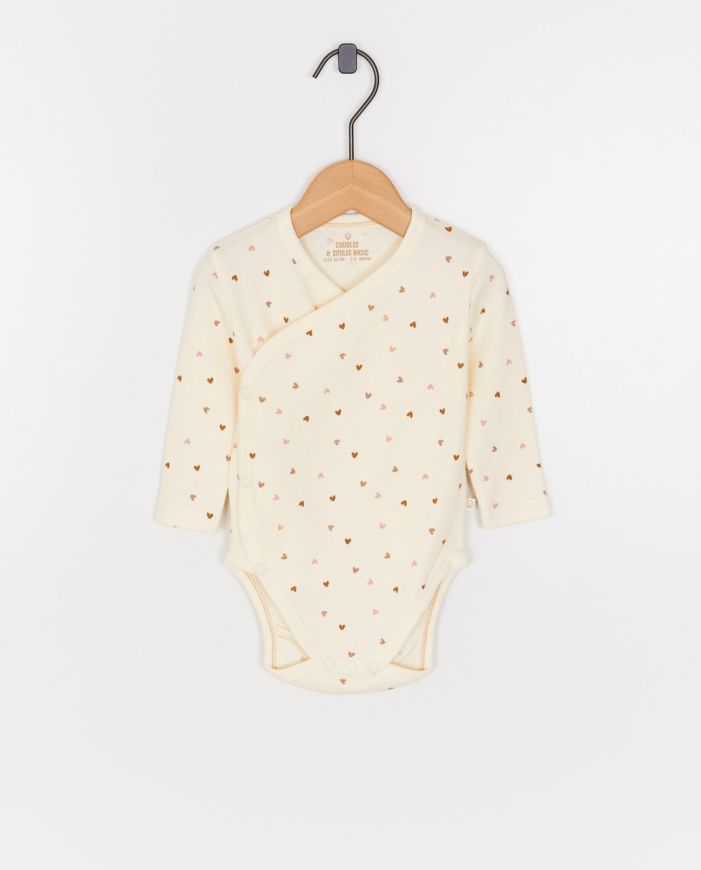 Romper met overslag - Newborn 50-68