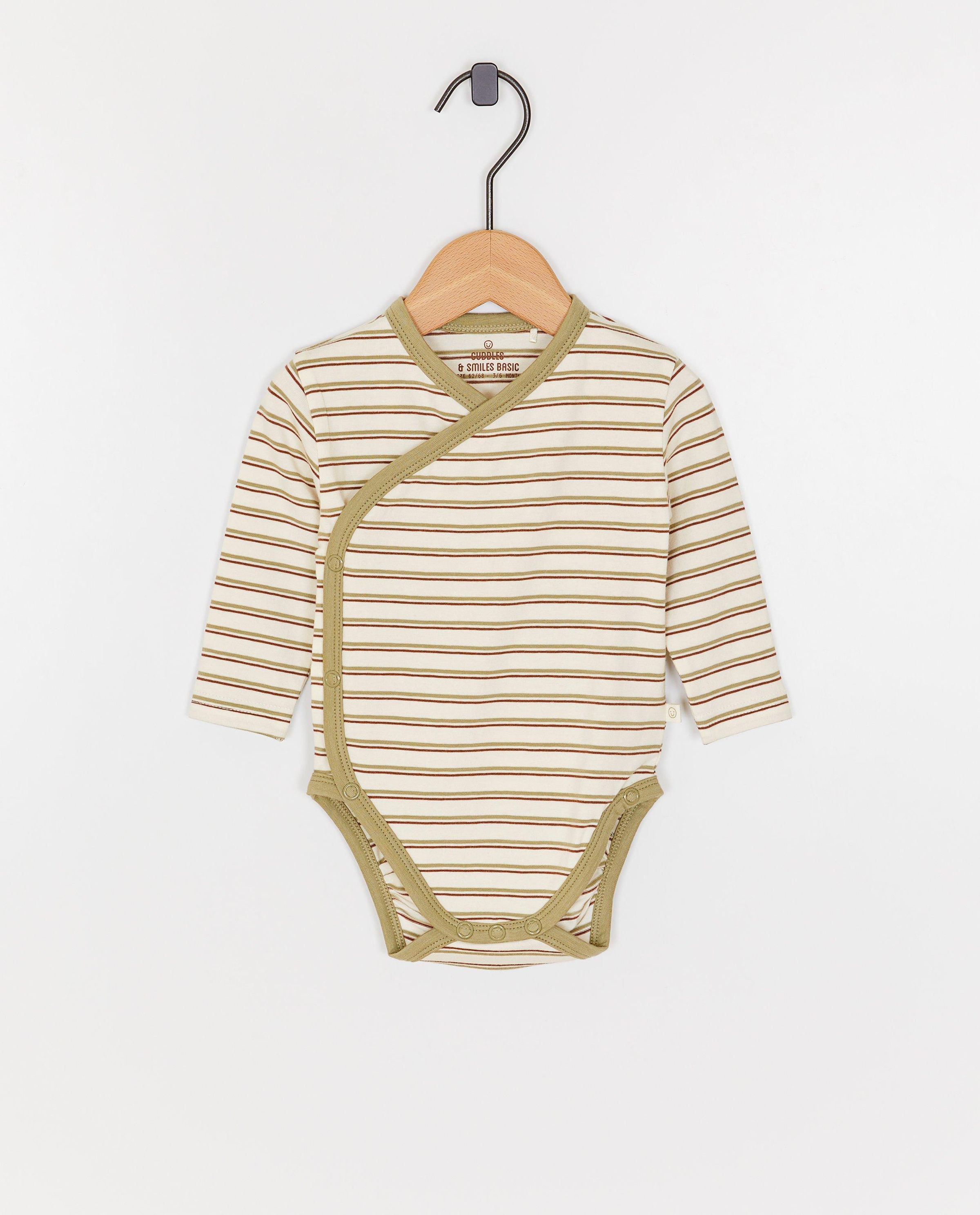 Romper met overslag - Newborn 50-68