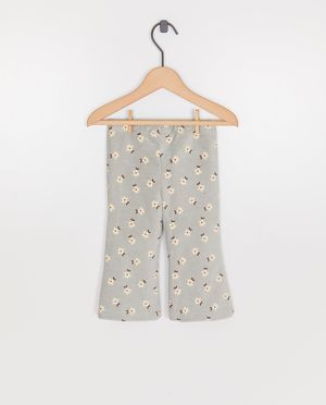 Broeken - Broek van fijn ribfluweel, flared fit