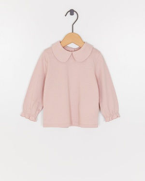 Longsleeve met claudinekraagje
